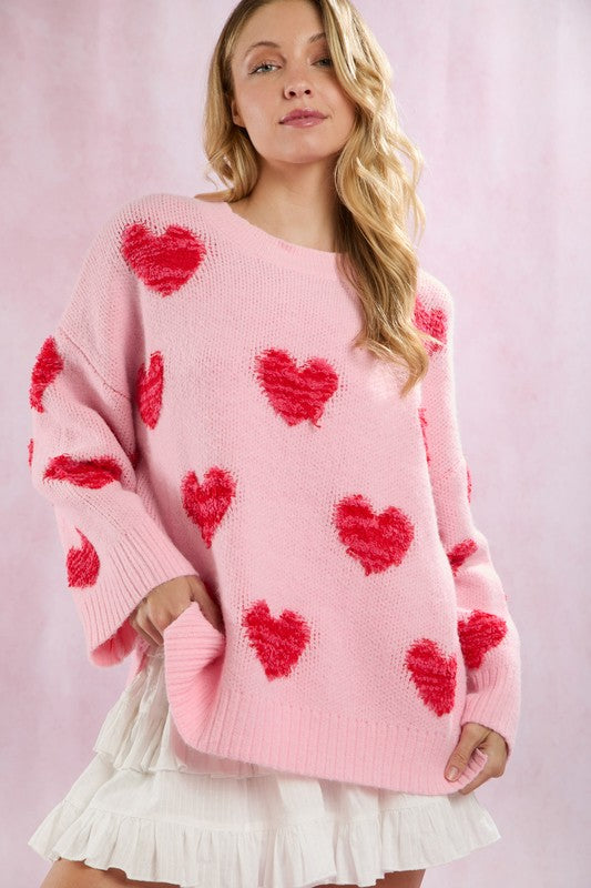 Pink Sweetheart Sweater