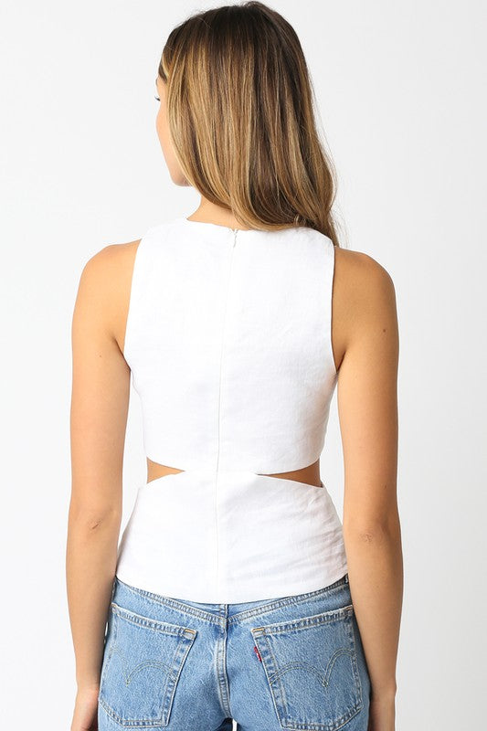 The Del Mar Top (White)