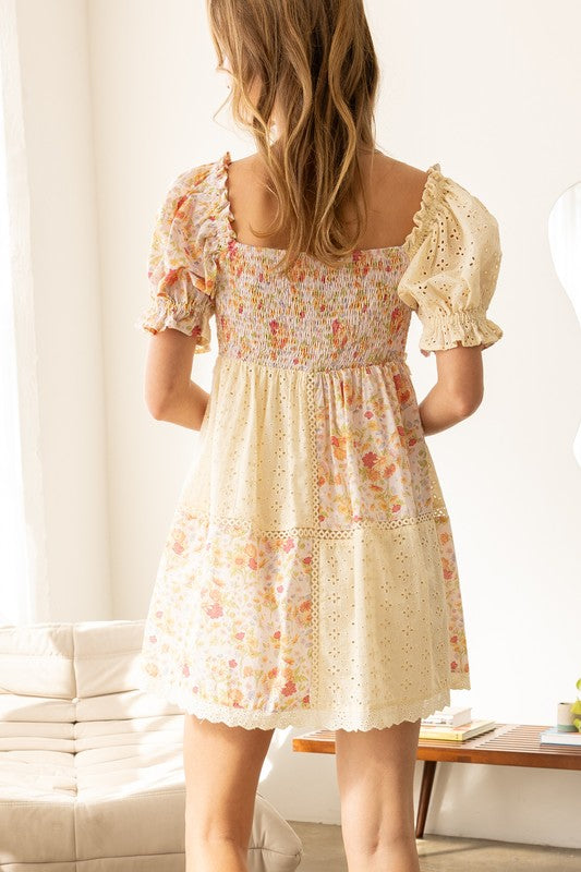 Floral Boho Babydoll Dress