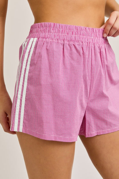 Pink Gingham Boxers