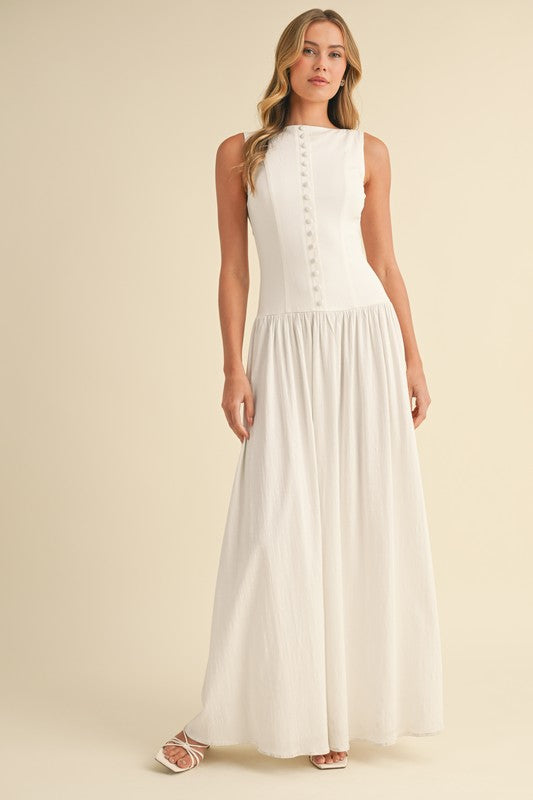 Drop Waist Maxi Dress