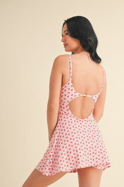 Cherry Gingham Athletic Dress (Restock)
