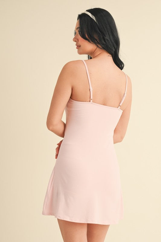 Baby Pink Like A Cloud Cami Dress