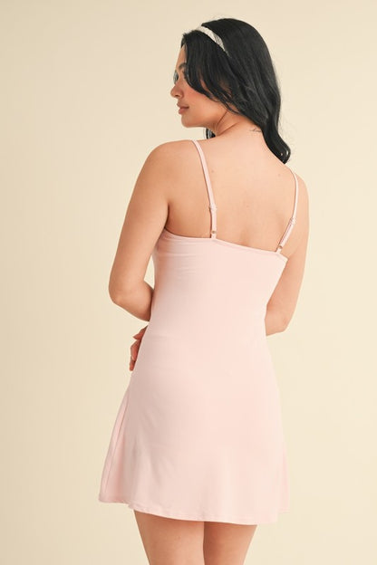 Baby Pink Like A Cloud Cami Dress