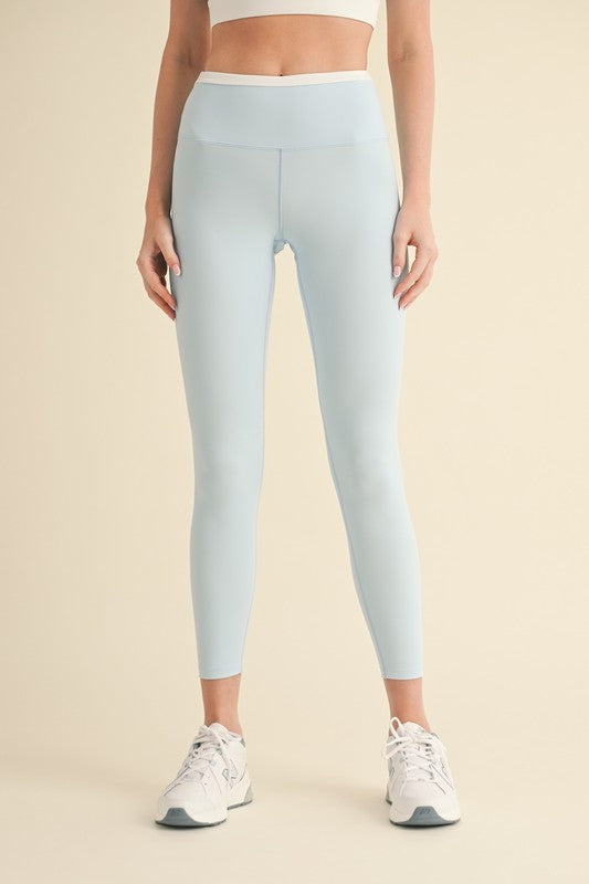 Blueberry Contrast Leggings