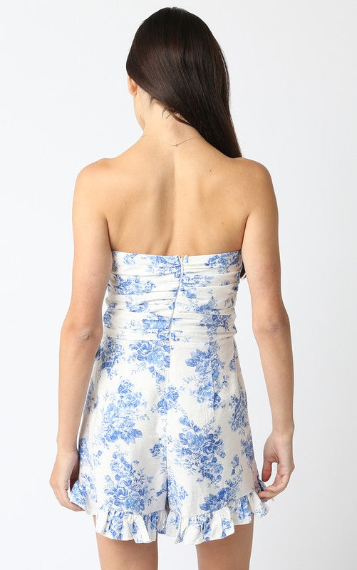 Sea Floral Romper
