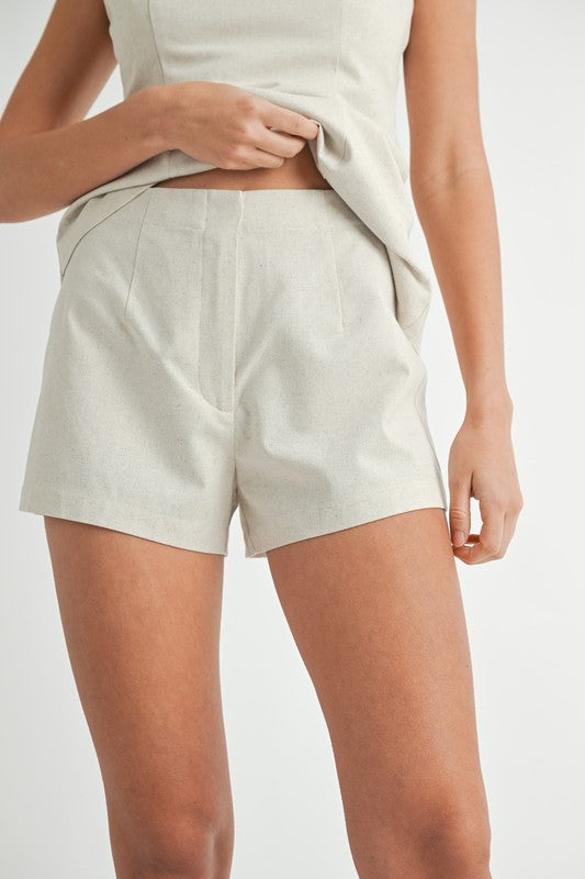 Scarlett Linen Shorts Set