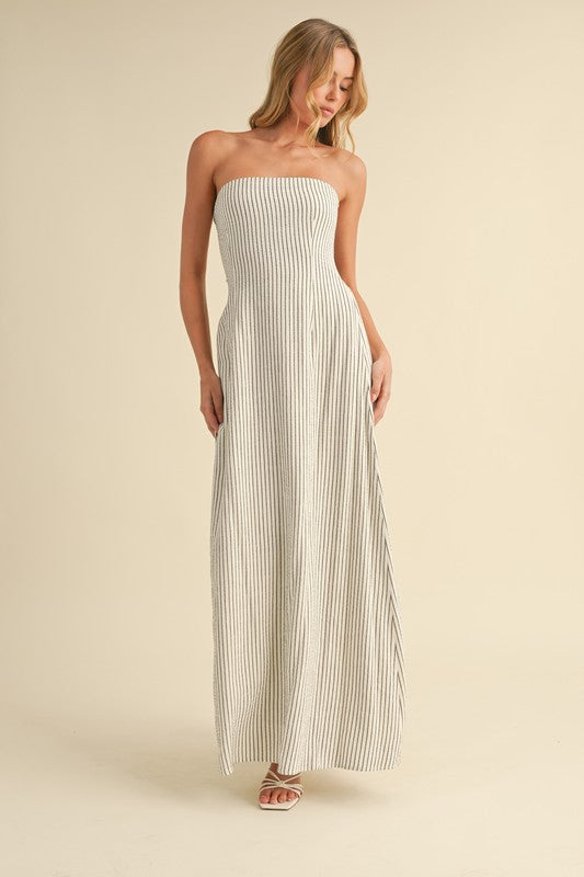 Cali Stripe Maxi Dress (Restock)