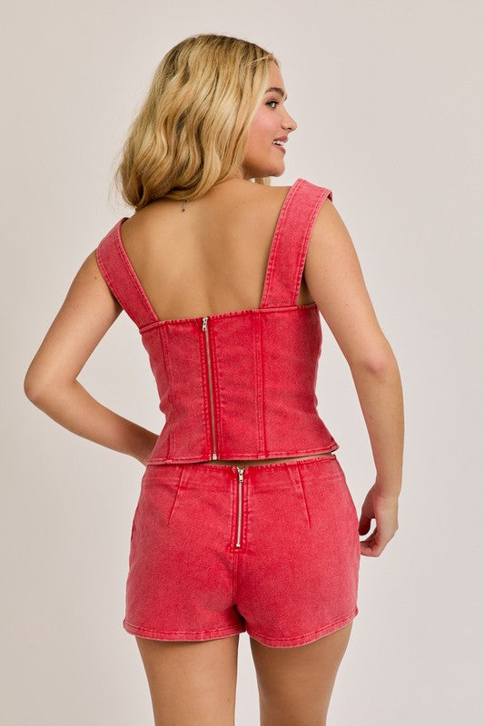 Red Canyon Shorts Set (PRE-ORDER (1-2 week))