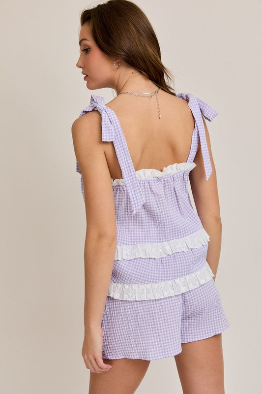 Spring Dreams Lavender Pj Set