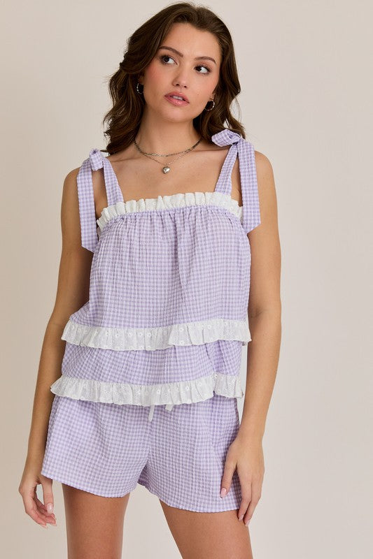 Spring Dreams Lavender Pj Set
