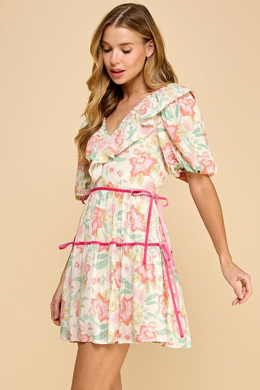 Floral Lorenze Mini Dress