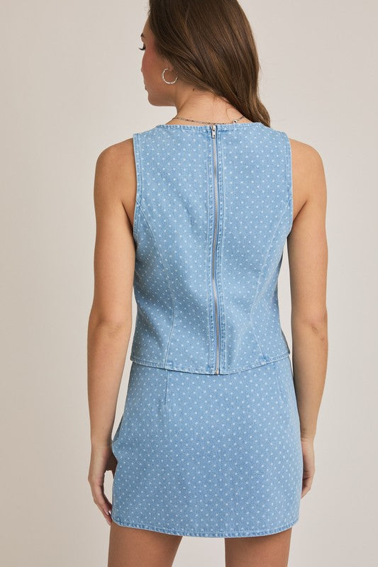 Dottie Denim Skirt Set