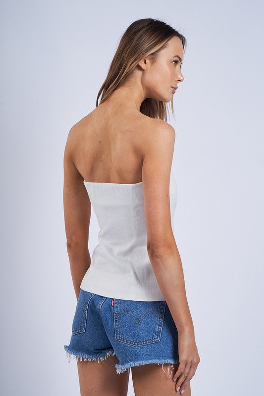 Luna Linen Top