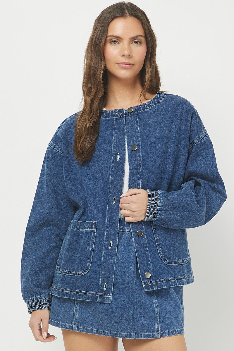 The Penny Denim Set (Classic Blue)