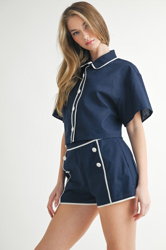 Navy & White Captain Set