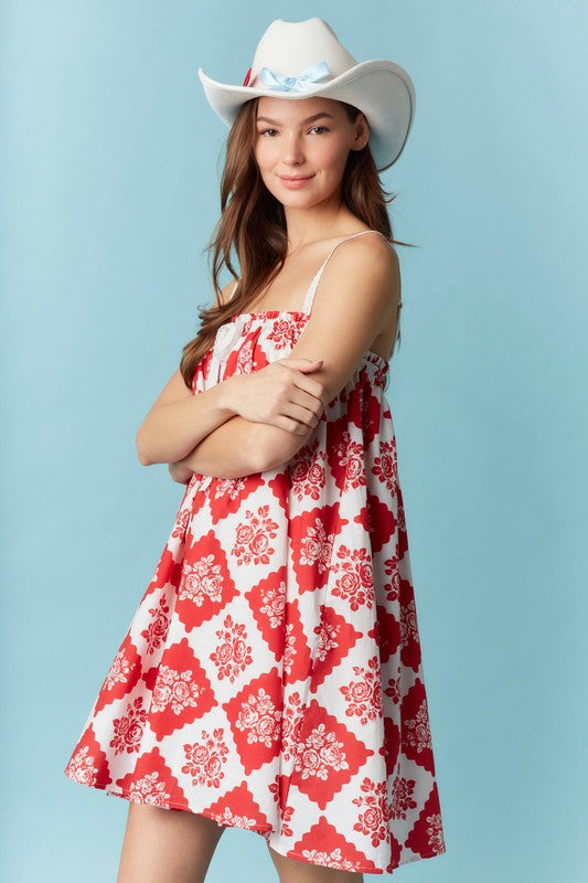 Rodeo Rose Sundress