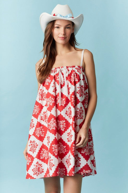 Rodeo Rose Sundress