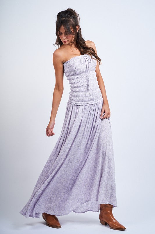 Haley Smocked Maxi Dress
