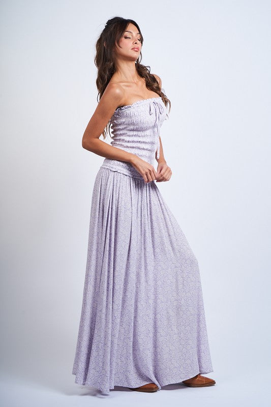 Haley Smocked Maxi Dress