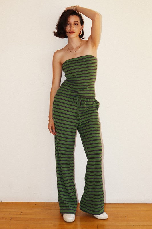 Matcha Latte Stripe Set