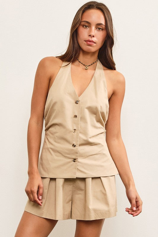Tuscany Halter Romper
