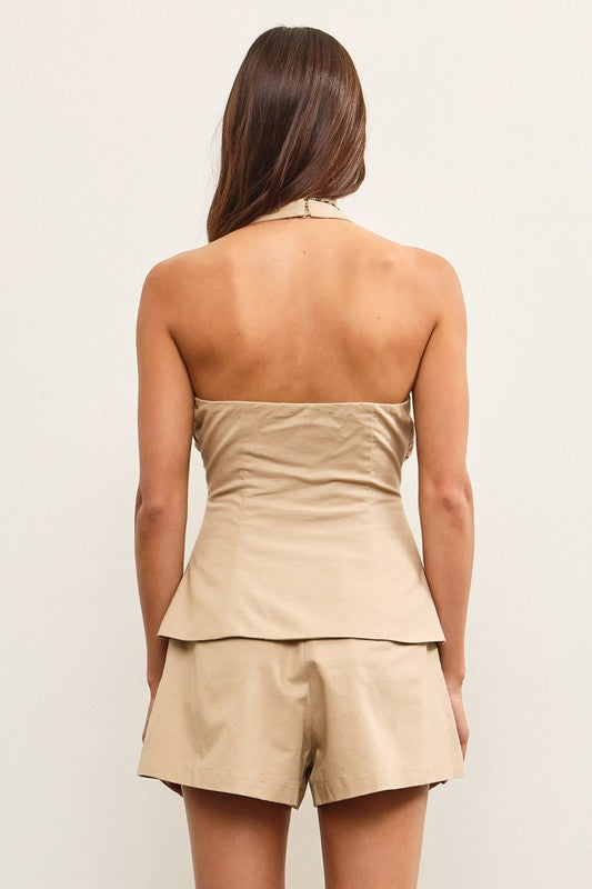 Tuscany Halter Romper