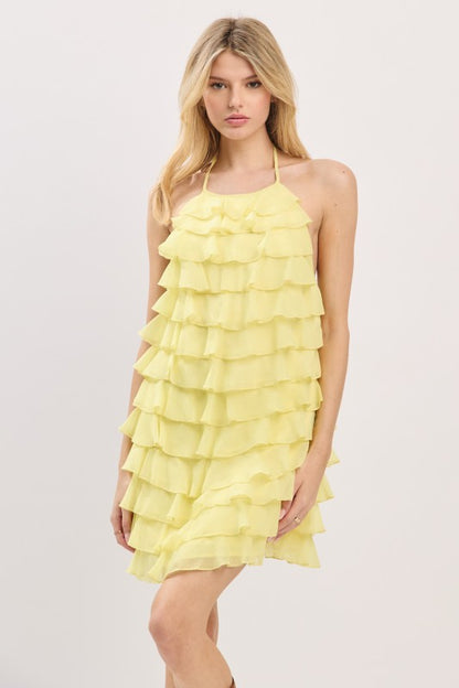 Lemon Drop Mini Dress