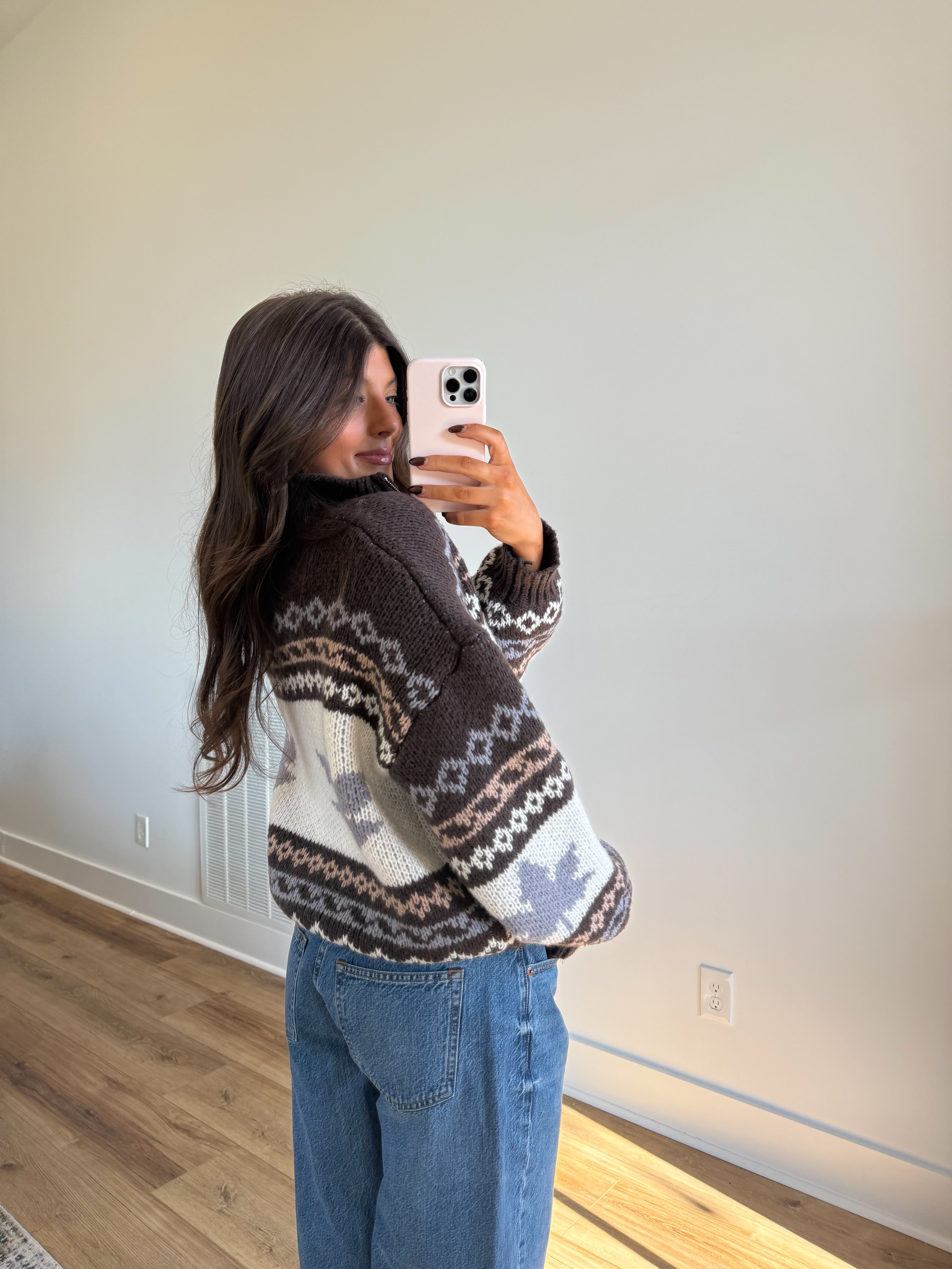 The Frosted Maple Zip