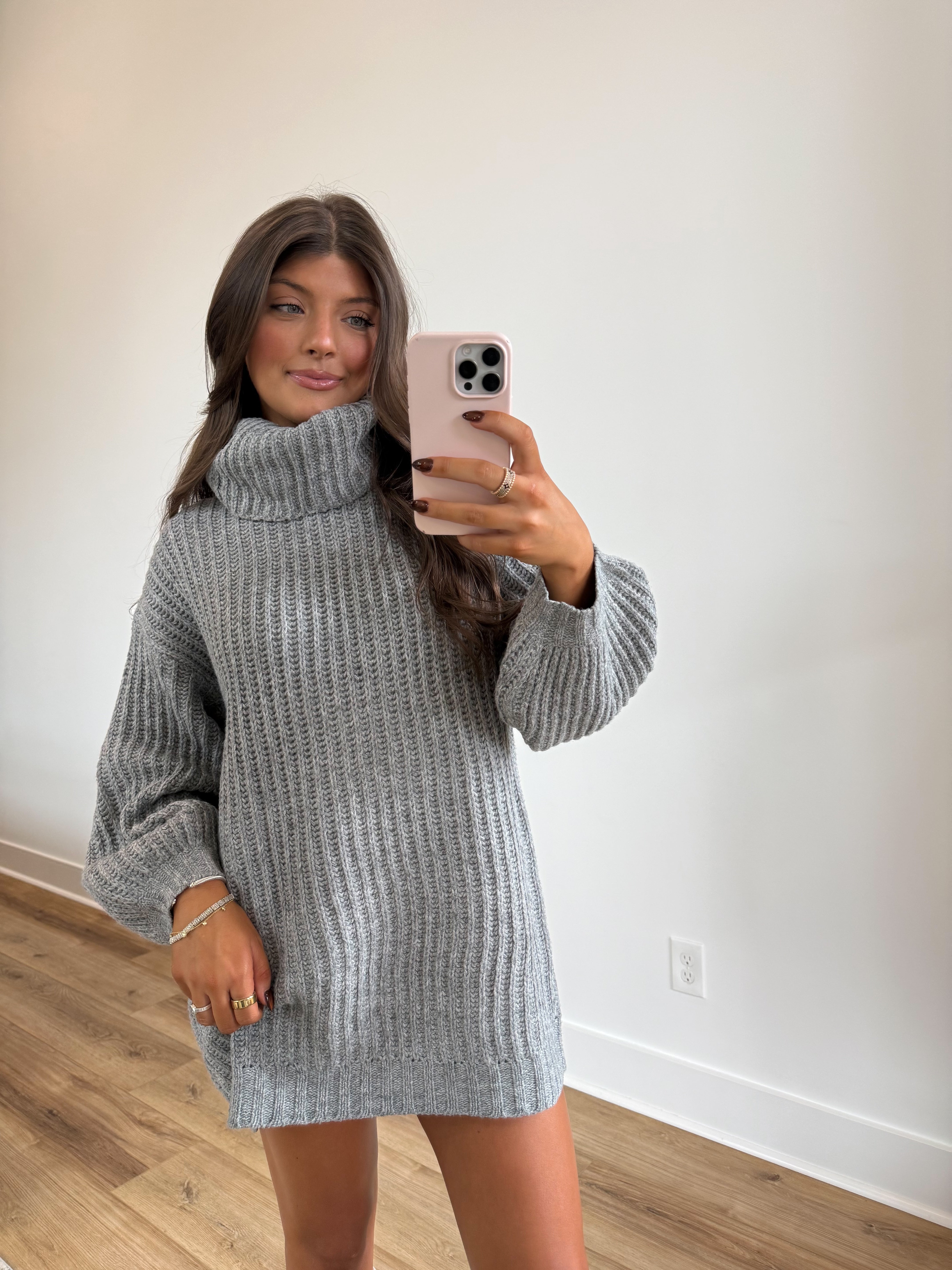 Charlie Knit Dress (Grey)