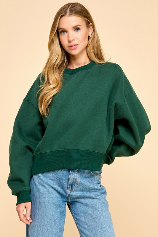 Hunter Green Sweatshort Set