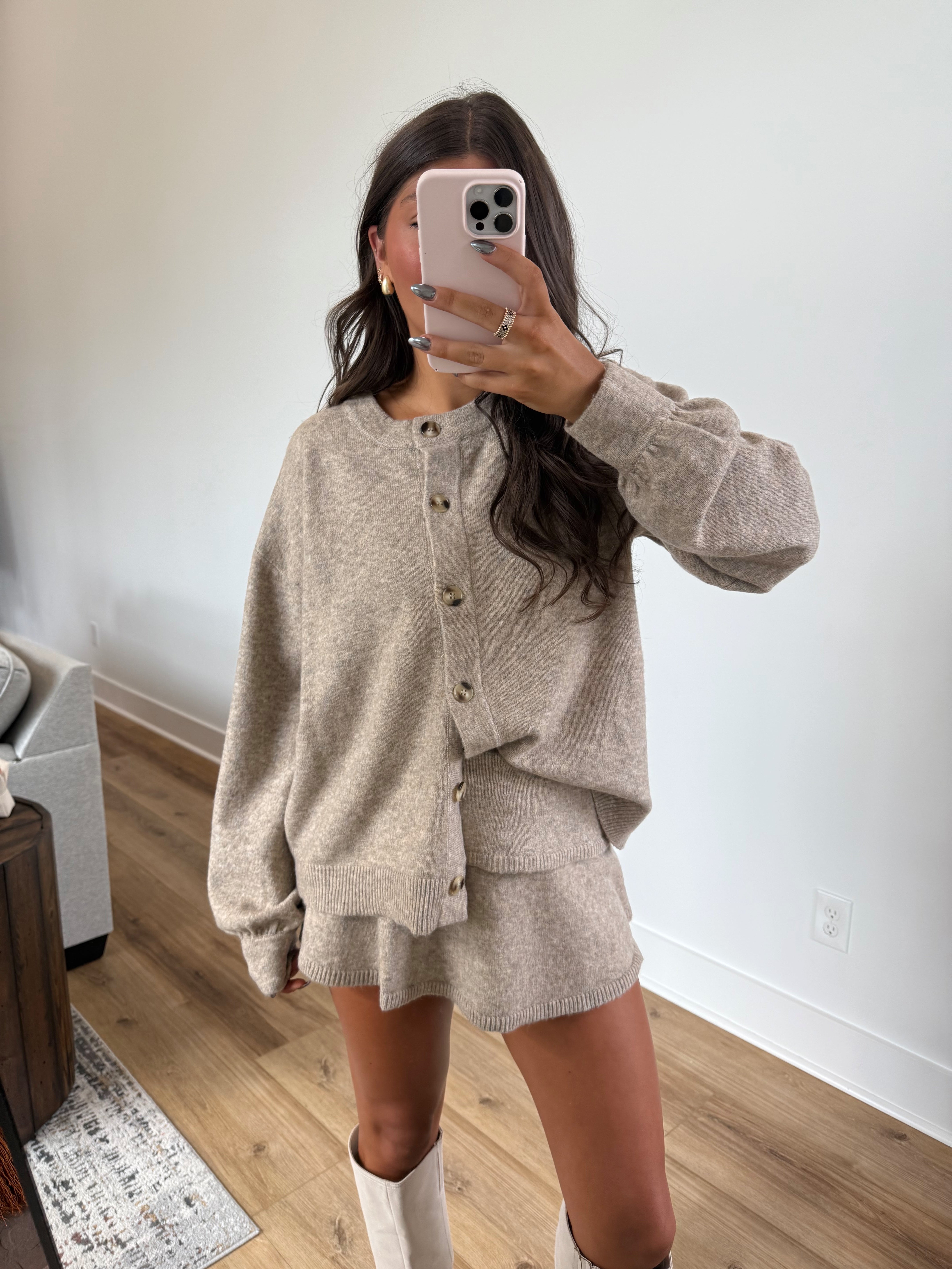 Charlotte Sweater Set (Beige)