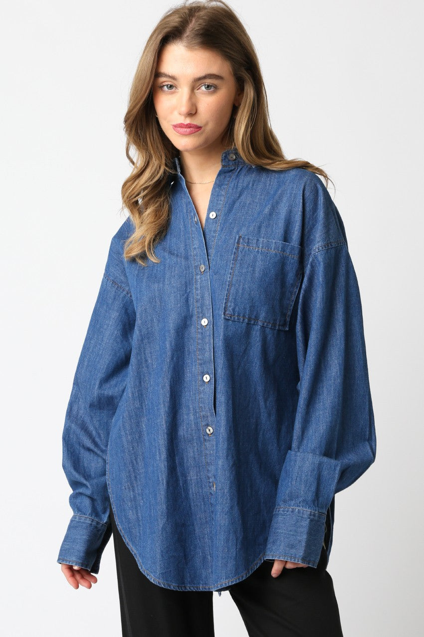 Boyfriend Denim Shirt