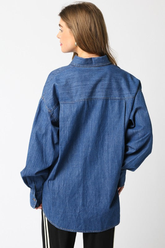Boyfriend Denim Shirt