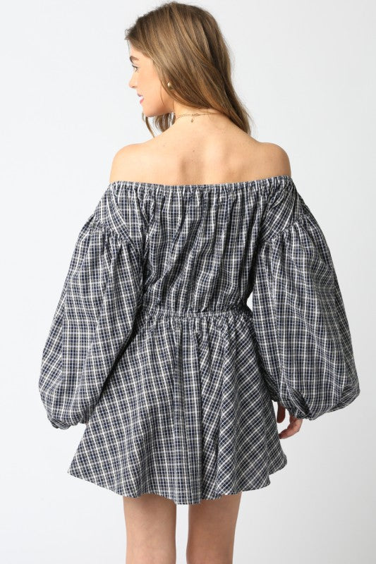 Pumpkin Patch Plaid Dress