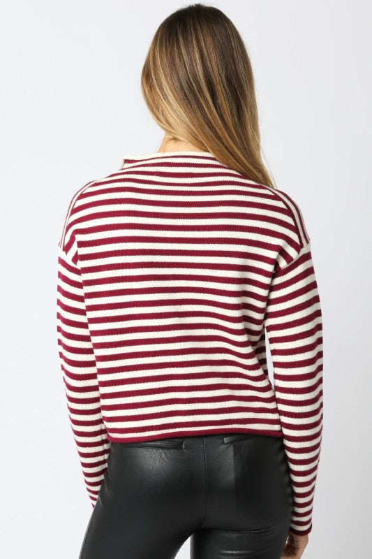 Cranberry Cashmere Sweater