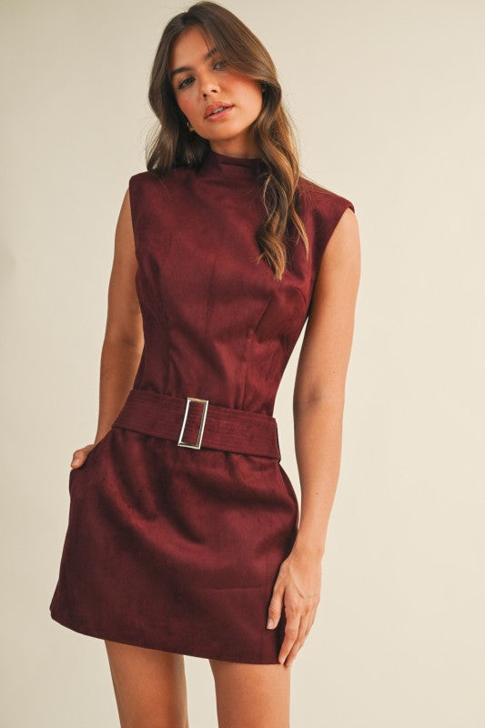Merlet Astoria Belted Mini Dress