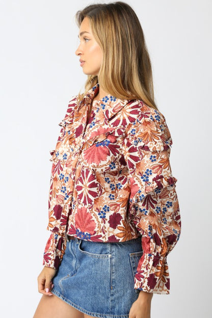 Lucy Ruffle Top