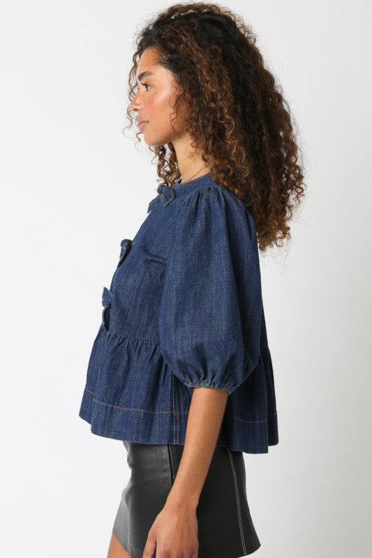 Meela Tie Top