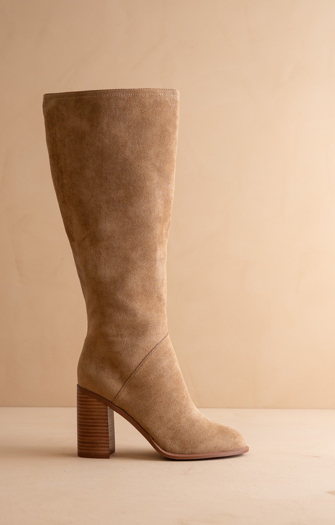 Suede Knee High Boots