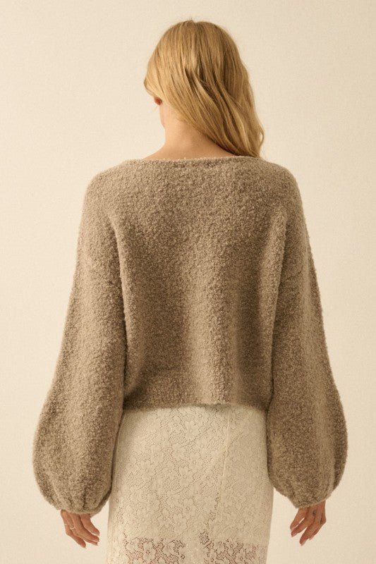 The Tan Textured Sweater