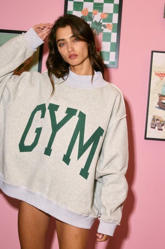 Gym x Bed Mockneck