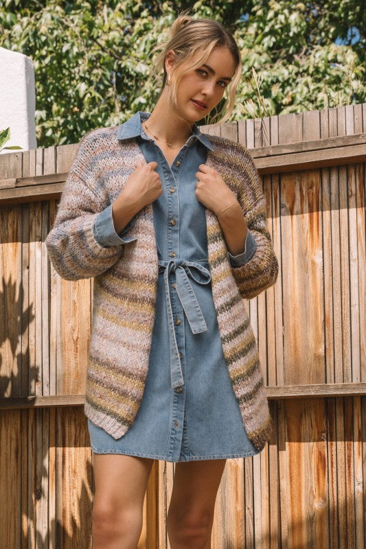 The Pastel Lines Cardigan