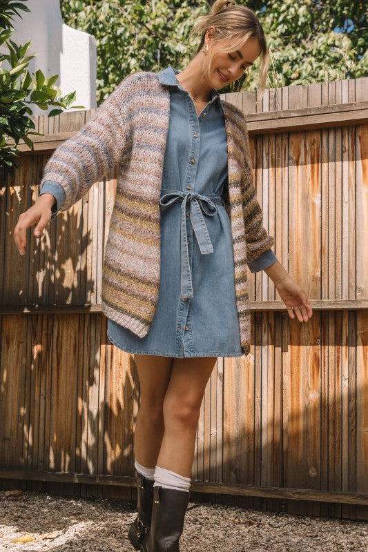 The Pastel Lines Cardigan