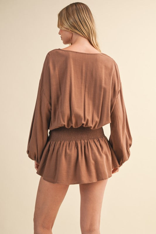 Falling Leaves Romper (PRE-ORDER (1-2 week)/ Restock)