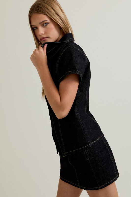 Mulled Wash Denim Set