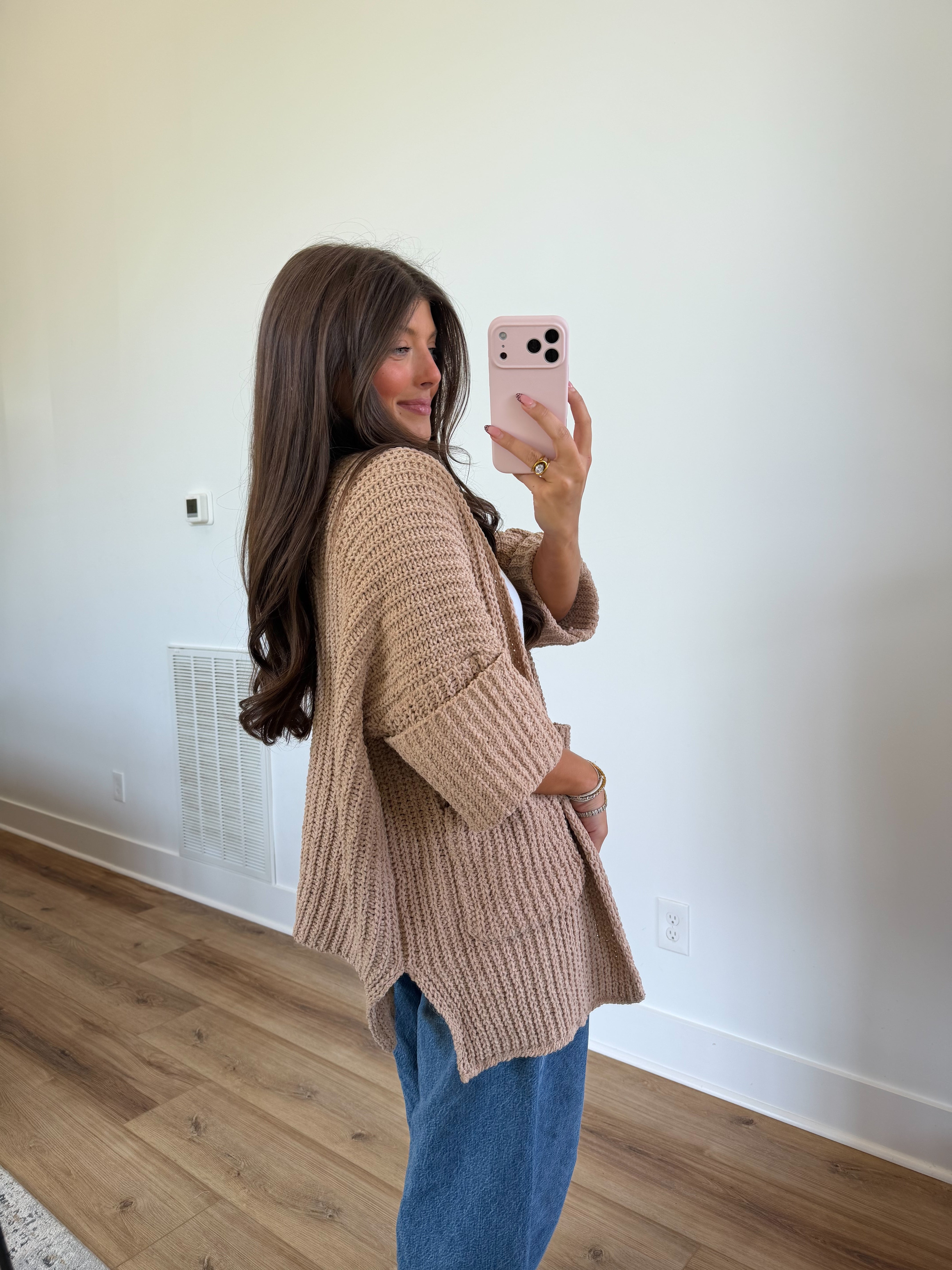 Meet Me in Fall Cardigan (Tan)