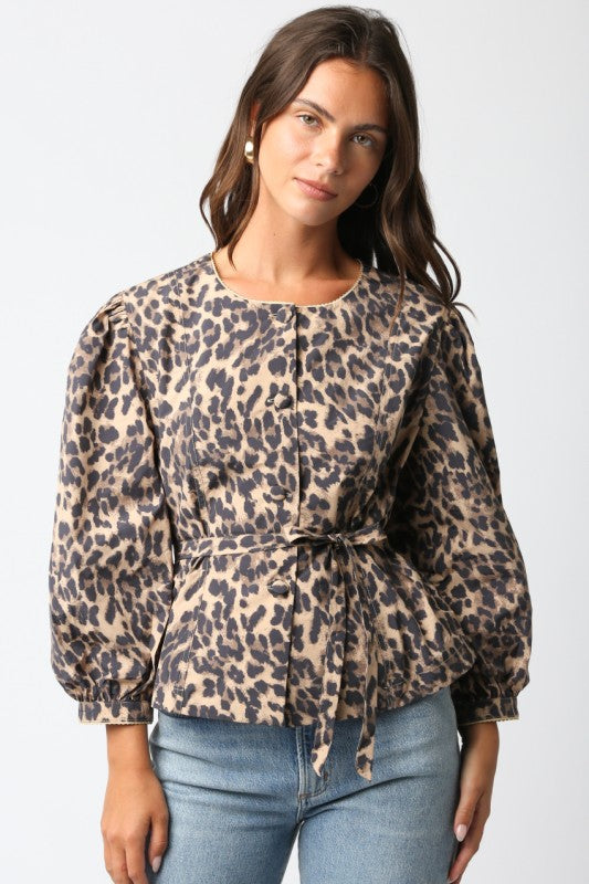 Leopard Luxe Top