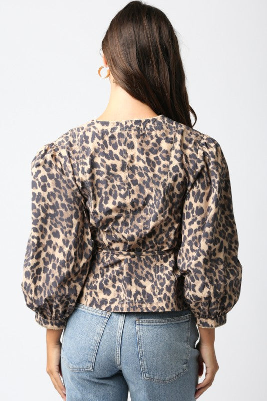 Leopard Luxe Top