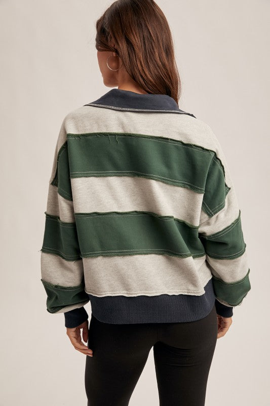 The All-Star Stripe Pullover (Green)